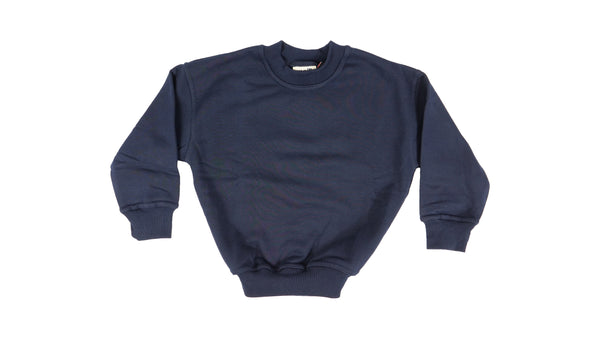 Navy Round Neck Sweatshirt