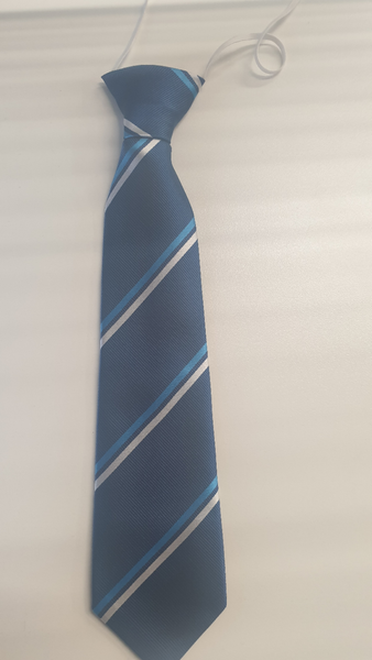 Blue Striped Tie.