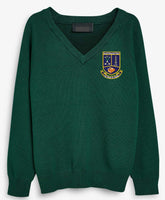 St. Tola's Green V Neck Jumper